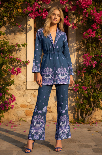 JUNE Regal Paisley Co-ord Set