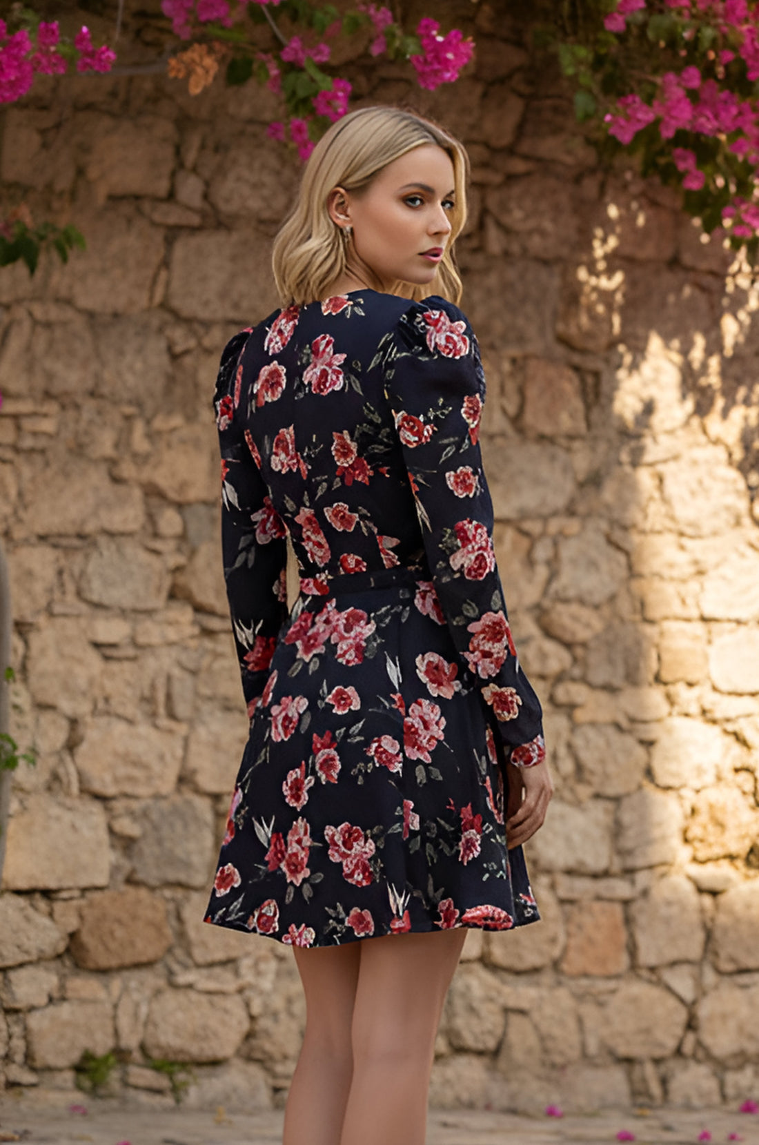 HARPER Midnight Rose Mini Dress